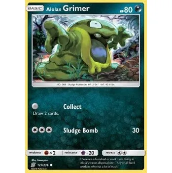 Volný čas Pokémon UNM 127/236 Alolan Grimer - Unified Minds Stav: Near Mint, Verze: NORMAL