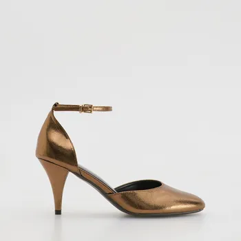 Dámské lodičky Reserved - Metalické lodičky - zlatý - 893FE-GLD - 893FE-GLD-35