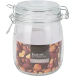 Excellent Houseware Sklenice s klipem a skleněným víkem 750 ml 230403794