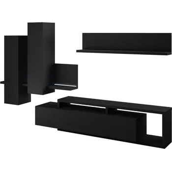 Obývací stěna Obývací stěna Bota - Helvetia Černý Supermat x cm