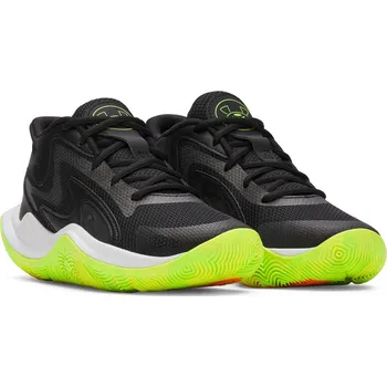 Dětská sálová obuv Dětské boty Under Armour UA GS JET '25-BLK 6001587-002 Černá 4.5