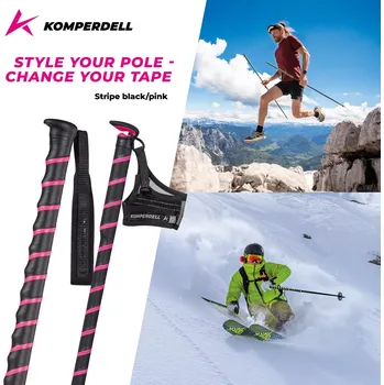 Příslušenství pro turistickou hůl Gripy Komperdell Stripe 35 mm black/pink UNI