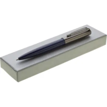 Reklamní QINATO PLUS Kovová propiska v krabičce, modrá