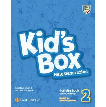 Anglický jazyk Kid's Box New Generation Level 2 Activity Book with Home Booklet and Digital Pack English for Spanish Speakers – Caroline Nixon,Michael Tomlinson (ES)