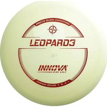 Disc golf Innova Proto Glow Champion Leopard3 168g Bílá
