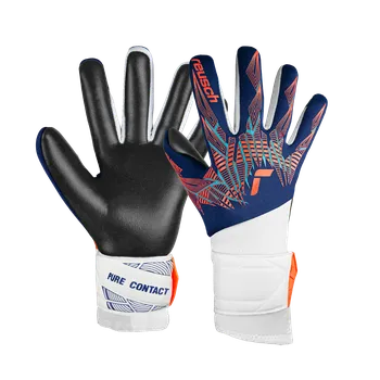 Míčový sport Reusch Pure Contact Silver modrá/oranžová/černá UK 9