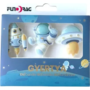 Dortová svíčka Dortisimo Svíčky Vesmír (3 ks)