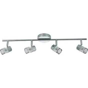 Stropní bodové osvětlení DIAMENT - 4xG9, 40W, chromované / čiré