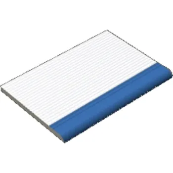 Dlažba Rako Pool schod.stupeň-sign.zaoblení bílo-modrá 20x15 (XPP57005)