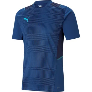 Pánský dres Puma TEAMCUP TRAINING JERSEY TEE XL Modrá, Tmavě modrá