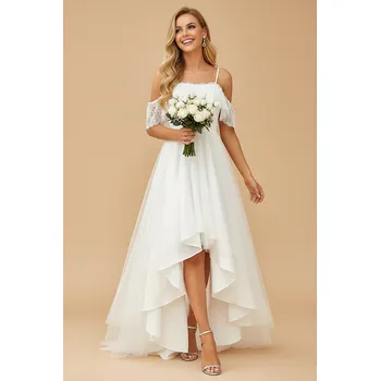 Dámské šaty EVER PRETTY Svatební Šaty CHERRY krémové Barva: Krémová, Velikost: 42