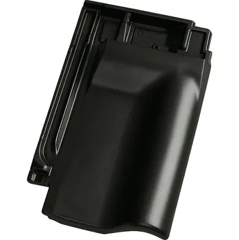 Střešní krytina Taška podhřebenová větrací TONDACH Sensaton / Samba 11 – glazura amadeus černá