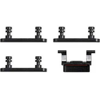 Náhradní postranní tlačítka pro iPhone SE (2020/2022) - černá