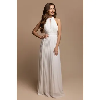 Dámské šaty EVA & LOLA Svatební šaty ROXY bílé Barva: Bílá, Velikost: L