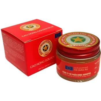 Masážní přípravek Masážní mentolová mast zlatá hvězda Golden Star