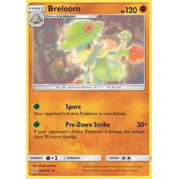 Sběratelská karetní hra Pokémon UNM 108/236 Breloom - Unified Minds Stav: Near Mint, Verze: NORMAL