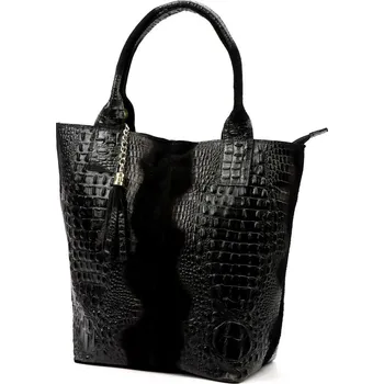 Kabelka Kožená kabelka Luka černá KZ2259624