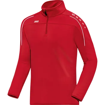 Pánská mikina JAKO Classico Zip Top červená UK XXL