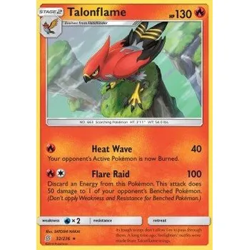 Sběratelská karetní hra Pokémon UNM 032/236 Talonflame - Unified Minds Stav: Good, Verze: NORMAL