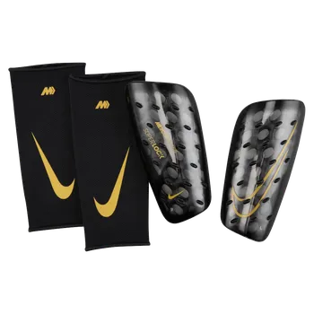 Fotbalový chránič Nike Mercurial FlyLite SuperLock černá/zlatá UK L
