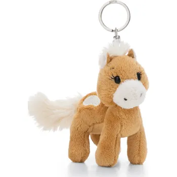 plyšák NICI klíčenka Pony Holly hnědý 10cm, GREEN