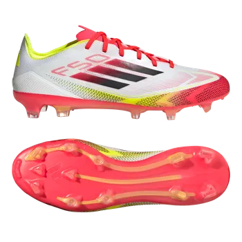 Kopačky Adidas F50 Pro FG bílá/červená/žlutá EUR 46 2/3