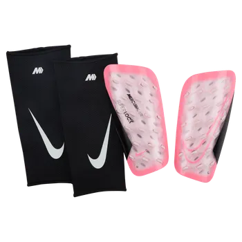 Fotbalový chránič Nike Mercurial Lite SuperLock růžová/černá UK M