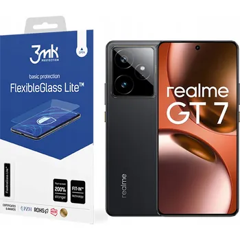 Hybridní Sklo na displej pro Realme GT 7 - 3mk FlexibleGlass Lite