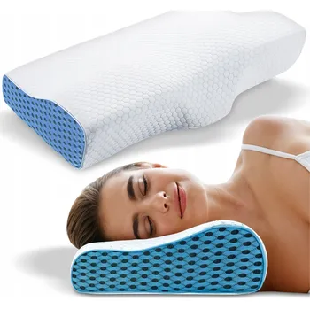 Polštář ORTOPEDICKÝ POLŠTÁŘ PROFILOVANÝ PRO SPANÍ PAMĚŤOVÁ PĚNA PRO NÁROČNÉ