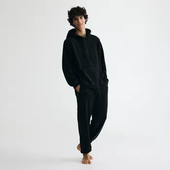 Reserved - Fleecové kalhoty regular - černý - 176EF-99X - 176EF-99X-M