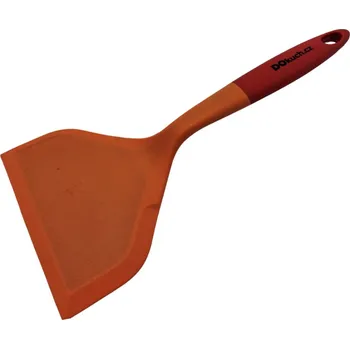 Kuchyňská stěrka TSD Industrial Silikonová stěrka široká-Oranžovo-červená