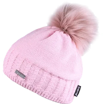 Čepice Dámská zimní čepice Sherpa AMBER růžová UNI