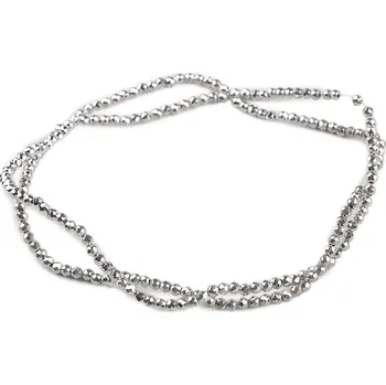 Korálek Akrylové korálky ploškované Metalic Ø2 mm - 8596475695169