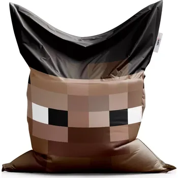 Sedací pytel Sablio Sedací vak Classic Blocks Obličej - 200x140 cm