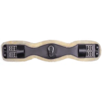 Podbřišník Kožený drezurní podbřišník Waldhausen ECO Wool Barva: black, Velikost: 080 cm