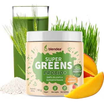 Přírodní produkt Blendea Supergreens Probio+ mango 90 g
