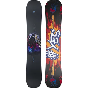 Snowboard snowboard Yes Sender XTRM High Camber - Black 155 cm