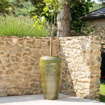 Květináč Keramický Květináč , zelená Provencelia 69 cm x 36 x 69 cm