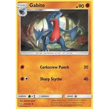 Karetní hra Pokémon UNM 113/236 Gabite - Unified Minds Stav: Excellent, Verze: NORMAL