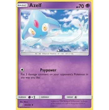 Volný čas Pokémon UNM 085/236 Azelf - Unified Minds Stav: Good, Verze: NORMAL