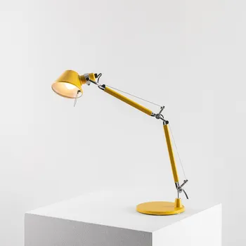 Lampička Artemide AS01180057 Tolomeo Micro tavolo, žlutá stolní lampa, 1x6W LED E14, 45+37cm