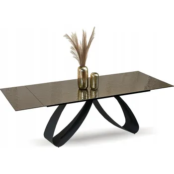 Jídelní stůl Obdélníkový rozkládací stůl Mebel-Partner 180 x 95 x 76 cm zlatý