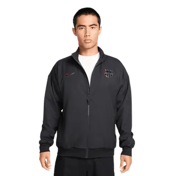 Pánská mikina Nike FC Barcelona Strike Anthem černá UK L