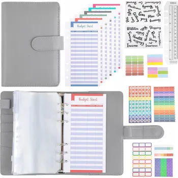 Zápisník Rozpočtový zápisník A6 – finanční plánovač s obálkami a příslušenstvím