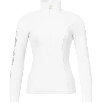 Cyklistické kalhoty Dámské triko Goldbergh Brezza Ski Pully White