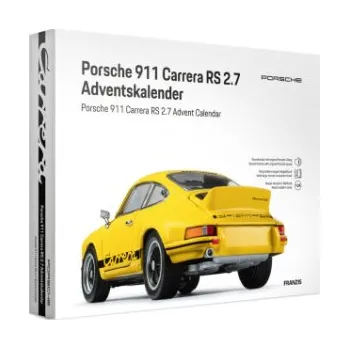 auto na autodráhu FRANZIS 67273 - Porsche 911 Carrera RS 2.7 Hellgelb Adventskalender – Franzis (EN)