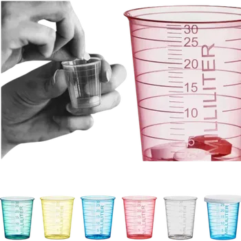 Dávkovač léků Plastový pohárek na léky - 30 ml