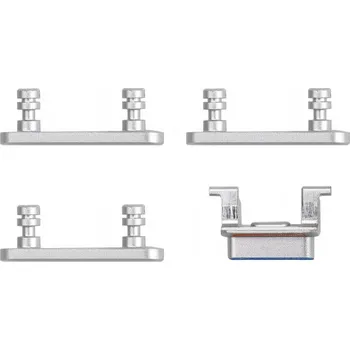 Náhradní postranní tlačítka pro iPhone 8 - stříbrná