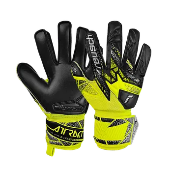 Brankářské rukavice Reusch Attrakt Silver žlutá/stříbrná/černá UK 6,5