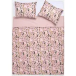 Sinsay - Souprava povlečení s potiskem listů - růžová - 312GP-39X - 312GP-39X-ONE